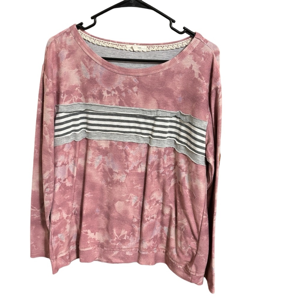 Women’s Maurice’s Pink Tye Dye Long Sleeve Tee size L